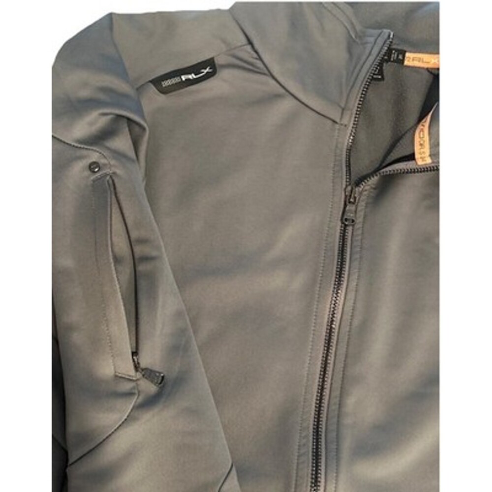 Ralph Lauren RLX 67 Tech Alpine Jacket Men XL Full Zip Golf Ski Hike Gray - Picture 8 of 13